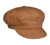 Berretto Newsboy de Lino Classic Uni by Lierys marrone One Size