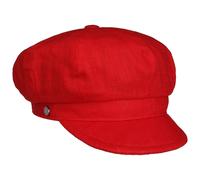 Berretto Newsboy de Lino Classic Uni by Lierys rosso One Size