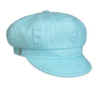 Berretto Newsboy de Lino Classic Uni by Lierys turchese One Size