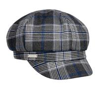 Berretto Newsboy Gadiala Check by Seeberger blu One Size