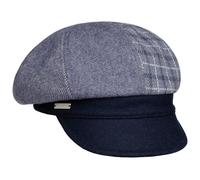 Berretto Newsboy Javia Patchwork by Seeberger blu M (56-57 cm)
