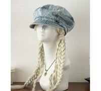 Berretto newsboy oversize ottagonale da ragazza, stile designer, cappello da pittore versatile che snellisce il viso, taglie forti, berretto casual lavato e consumato, cappellino da baseball vintage v
