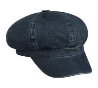 Berretto Newsboy Uni Washed Cotton by Lipodo blu scuro M (57-58 cm)