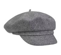 Berretto Newsboy Uni Wool by Barascon grigio chiaro One Size
