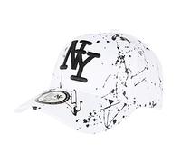 Berretto NY bianco e nero, alla moda, originale, alla moda, stile Baseball Paynter, unisex