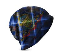 Berretto Pennsylvania Flag Print Berretto Caldo Running | Elastico Berretto Da Uomo Unisex Beanie Cap per Trekking Corsa