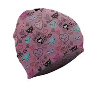 Berretto per bambini MATT Love Cats Violet TU