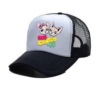 Berretto per Bambini, Me Contro Lovely Dog cap per i Fan dei Bambini, Berretto da Baseball Traspirante in Rete Estiva per Bambini, Cappelli per Bambini,Black1,One Size