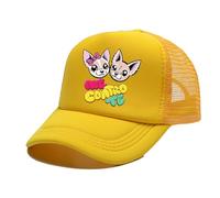 Berretto per Bambini, Me Contro Lovely Dog cap per i Fan dei Bambini, Berretto da Baseball Traspirante in Rete Estiva per Bambini, Cappelli per Bambini,Giallo,One Size