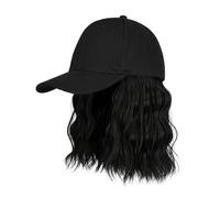 Berretto per capelli corti Cappello da baseball regolabile alla con accessori per parrucche Accessori per parrucche alla Copricapo per capelli sintetici morbidi e confortevoli