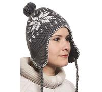 Berretto Peruviano Chullo ch'ullu con Pompon Unisex Uomo/Donna Colori a Scelta