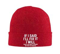 Berretto Running If I Said I'll Fix It Leggero Teschio Cappello Morbido Berretto Beanie per All'aperto Donna Bici