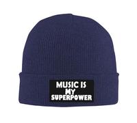 Berretto Running Music is My Superpower Leggero Cappello Lavorato Unisex Clape Berretto per Donna All'aperto Uomo