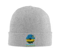 Berretto Running Rwandan Rwanda Flag Flower Elasticizzato Caldo Cappello Unisex Berretto Beanie per Adulto All'Aperto Donna