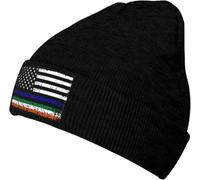 Berretto Sci Irish USA Flag Police Officer Unisex Cappello A Maglia Anti Sudore Berretto Beanie per attività All'Aperto Correre