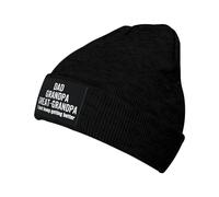 Berretto Slouch Dad Grandpa Great Grandpa I Just Keep Getting Better Berretto da Uomo Invernale Multifunzione Cappello Sportivo Running, per Escursionismo, Sciare, Donna, 56-62cm