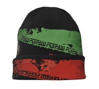 Berretto Slouch per Uomo E Donna Moda Taglia Unica Cappello Ampio Multifunzionale con L'Iran Bandiera Nazionale Copricapo Chemo Cappello da Notte per Dormire Sciarpa per La Testa Skullcap