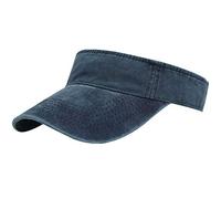 Berretto sportivo con visiera parasole, in cotone, vuoto, per uomo e donna - navy - M