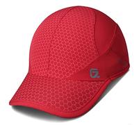 Berretto sportivo, morbido e leggero, impermeabile, da corsa, traspirante, berretto da baseball Quick Dry Sport Caps Cooling Portable Sun Hats for Men and Woman Performance Workouts and Outdoor Red