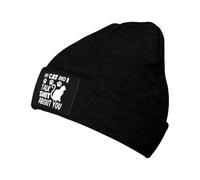 Berretto Sportivo My Cat And I Talk Shit About You Elasticizzato Cappello a Maglia Comodo Skull cap per Uomo All'aperto Adulto