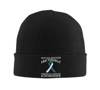 Berretto Sportivo Not all Wounds Are Visible Cervical Cancer Awareness Unisex Caldo Cappello Calda Beanie Cappello per attività Donna Bici