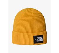 The north face salty beanie unisex foderato giallo