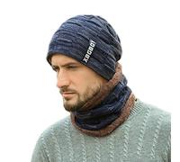Berretto unisex invernale rosso ha caldo per esplorare il mondo esterno, Blu marino, Taglia unica
