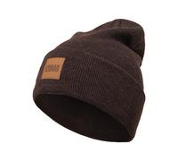URBAN CLASSICS Cappello Unisex, Berretto a Maglia Invernale con Etichetta Frontale, Cappello in Stile Long Beanie, Disponibile in Diversi Colori