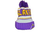 Berretto Viola Grigio Giallo Pom PON Uomo Berretto New Er Basket Sport Gadget Accessorio Idea Regalo Uomo Donna Bambino