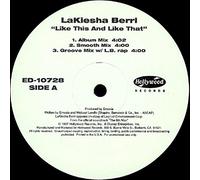 Berri,Lakiesha - Like this and like that (4 versions, 1997, incl. Blacksmith Mix feat. Jeopardy) / Vinyl Maxi Single [Vinyl 12'']