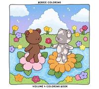 Berrie Coloring Volume 4: Cute and Cozy Coloring Book for Adults & Kids Featuring Easy to Color Animal Illustrations and Adorable Scenes
