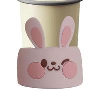Berriphonia Custodie isolanti in silicone per tazze da caffè, con simpatici motivi animali, per bottiglie di , per casa, caffè, ufficio, vacanze, viaggi, così come per tè, caldo e freddo