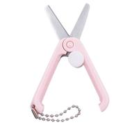Berriphonia Forbici Portatili,Accessori Per Infermieristica Con Presa Comoda,Forbici Da Viaggio Con Portachiavi - Per Uomo Donna Bambino Ragazza 7.1x5.3x1cm