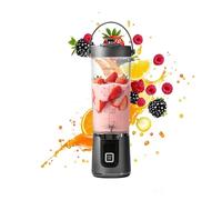 Berriphonia Frullatore personale - Miscelatore USB Ricaricabile Con Display LED - Frullatore Portatile Personale - per viaggi, cucina, esterni, spiaggia, picnic, campeggio, casa, frullati, succhi,