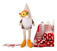 Berriphonia Halloween GNOME - Decorazione Pieghevole | Decorazioni Peluche Gnomi autunnali | per l'autunno del Ringraziamento Natale homehomehomeHomepy Momening Cafe Famiglia