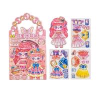 Berriphonia Magnete Vestire | Mescolare abiti fantasiosi - Giocattolo magnetico potente - per la casa, la sala da classe, gli amanti della moda, i collezionisti bambini