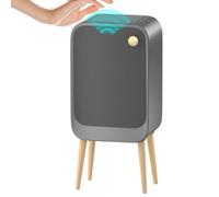 Berriphonia Pattumiera con sensore - Pattumiera con coperchio e senza contatto 20 l | Contenitore per rifiuti con apertura laterale con gambe alte, per la casa ufficio patio bagno camera lavanderia