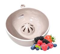 Berry Bowl Swirling Basket, 3D Printed Cherry Rinsing, 6.61x5.91x3.27 Inch Compact Size With Secure Grip, Alloy Frame Kitchen Supply Device, Home Accessories For Cooks Parents Offices Apartments Dorms