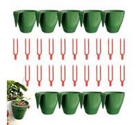 Berry Cups for Plants Strawberry Rooting Cup Kit 10PCS with 20 Runner Forks