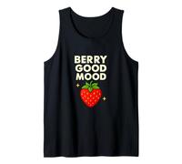 Berry Good Mood Strawberry Pun Humor Design Canotta