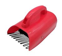 Berry Picker, Blue Berry Rake, Huckle Berry Harvesting Tool, Ergonomic Handle, Reusable Lightweight Design, Outdoor Garden Foraging, 8.46x5.43x2.87 Inches, Red Color, 1 Piece