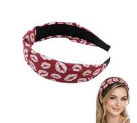 Berry Rouge - Fascia per capelli per donne e ragazze, accessorio per capelli alla moda, motivo audace, ideale per abbigliamento casual, eventi a tema all'aperto o look da strada quotidiano (Berry