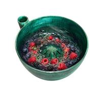 Berry Washing Bowl, Rotating Basket, 7,87 x 7,87 x 3,54 In Spinner with Drain, Vegetable Washer with Kitchen Stylish, Salad Prep Style, Home Accessories for Lettuce Strawberry Potato Veggie Food