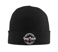 bers Mens Deep Purple Logo Caldo Inverno Beanie Cappello per Gli Uomini delle Donne Skullies Lavorato A Maglia Caps Bonnet Cappelli Regali