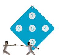 Bersagli Per La Scherma - Bersaglio Pratica Per La Scherma A Parete | Attrezzature Ausiliarie Giochi Cinque Strumento Di Miglioramento Delle Abilità Miglioramento Della Sciabola Scheda Di Pre