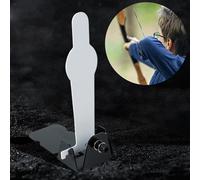 Bersaglio a ripristino manuale robusto Bersaglio da tiro da caccia in acciaio al