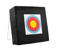 Bersaglio arcieria in schiuma 40 x 40 x 15 cm con supporto