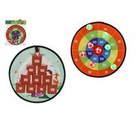 Bersaglio bifacciale con velcro e palline 34 cm