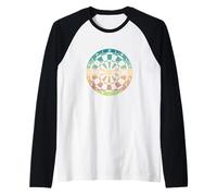 Bersaglio colorato Maglia con Maniche Raglan