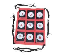 Bersaglio da baseball con zona di attacco regolabile, rete numerata per allenamento di precisione, 69 x 53 cm, aiuto portatile per colpire il cortile